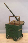 C Hollingsworth painted washing cart dated 1852 with original green paint