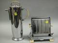 ManningBowman Art Deco Chrome Toaster and Cocktail Shaker