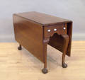 Pennsylvania Chippendale walnut drop leaf table