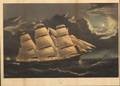 Nathaniel Currier publisher American 18131888 CLIPPER SHIP DREADNAUGHT OFF TUSKAR LIGHT
