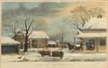 Currier  Ives publishers American 18571907 HOME TO THANKSGIVING