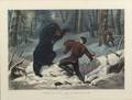Currier  Ives publishers American 18571907 THE LIFE OF A HUNTER A Tight Fix