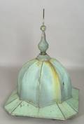 Patinated Domed Copper Cupola Top
