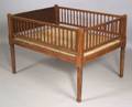 Red Stained Maple Crib