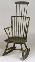 Painted Combback Windsor Arm Rocking Chair
