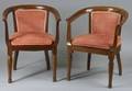 Pair of Louis Philippe Mahogany Armchairs