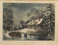 Currier  Ives publishers American 18571907 THE SNOW STORM