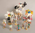 Group of fifteen kachina dolls