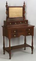 Classical Mahogany and Mahogany Veneer Dressing Bureau