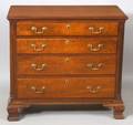 Chippendale Cherry Chest of Drawers