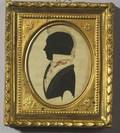 Attributed to William Chamberlain New Hampshire c 1820 Miniature Silhouette Portrait of a Gentleman