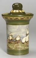 Doulton Burslem Earthenware Humidor and Cover