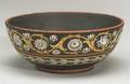 Wedgwood Encaustic Decorated Black Basalt Bowl