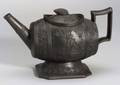 Black Basalt Wine Cask Teapot and Cover