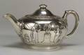 Wedgwood Silver Plated Stoneware Teapot and Cover