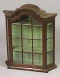Dutch Rococostyle Oak Hanging Vitrine