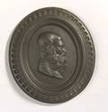 Wedgwood Black Basalt Self Framed Portrait Medallion of Socrates