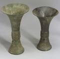Two Bronze Ritual Beakers