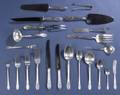 International Silver Co Sterling Trousseau Pattern Flatware Service for Twelve