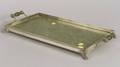 Sterling and Green Marble Tray