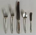 International Sterling Prelude Pattern Partial Flatware Service
