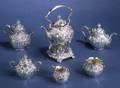 Sixpiece Whiting Manufacturing Co Sterling Tea and Coffee Service