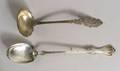 Two Large Sterling Serving Spoons