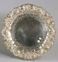 Portuguese 833 Silver Repousse Salver