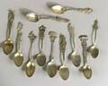 Twelve Sterling Souvenir Spoons of California