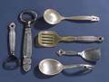 Six Small Georg Jensen Sterling Flatware Servers