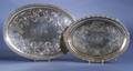 Two Boston Coin Silver Salvers