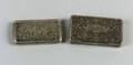 Two French Niello Silver Snuff Boxes