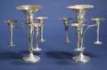 Pair of Edward VII Silver Epergnes