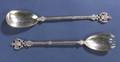 Pair of French 950 Silver Flatware Servers