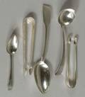 Twentyfive British Silver Flatware Items
