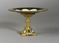 French Enamel and Ormolu Mounted Tazza