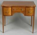 Edwardian Boxwood Inlaid Mahogany Dressing Table