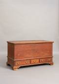 Pennsylvania red stained blanket chest