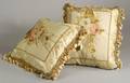 Pair of Tapestry Covered Cushions