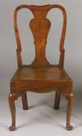 Queen Anne Walnut Side Chair