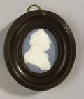 Wedgwood and Bentley Solid Blue Jasper Portrait Medallion of Louis XV