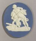 Wedgwood and Bentley Solid Blue Jasper Plaque