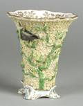 Spode Floral Encrusted Spill Vase