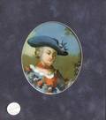 Reverse Painting on Glass of an 18th Century Girl