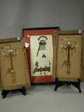 Three Framed Native American Paintings