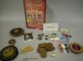 Lot of Coins Baseball Cards and Golfing Collectibles