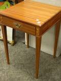 Federalstyle Mahogany Inlaid OneDrawer Stand