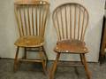 Two Windsor Bowback and Stepdown Side Chairs