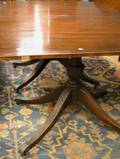 Classicalstyle Mahogany Inlaid Double Pedestal Dining Table
