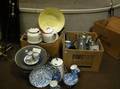 Large Group of Domestic Enamelware